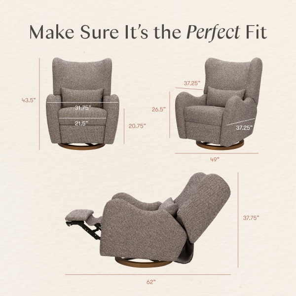 Westham Electronic Recliner and Glider with USB Port by Nate Berkus