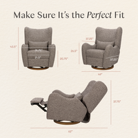 Westham Electronic Recliner and Glider with USB Port by Nate Berkus