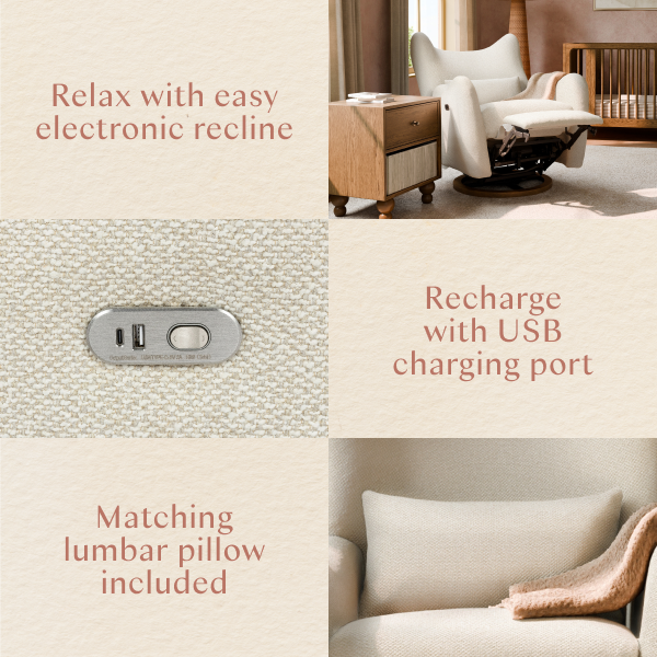 Westham Electronic Recliner and Glider with USB Port by Nate Berkus