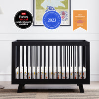 Hudson 3-in-1 Convertible Crib with Toddler Bed Conversion Kit