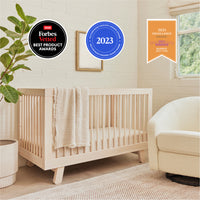 Hudson 3-in-1 Convertible Crib with Toddler Bed Conversion Kit