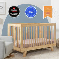 Hudson 3-in-1 Convertible Crib with Toddler Bed Conversion Kit
