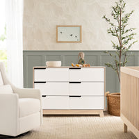 Hudson 6-Drawer Double Dresser - Natural