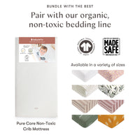 Pure Core 2-Stage Crib Mattress + Hybrid Quilted Waterproof Cover