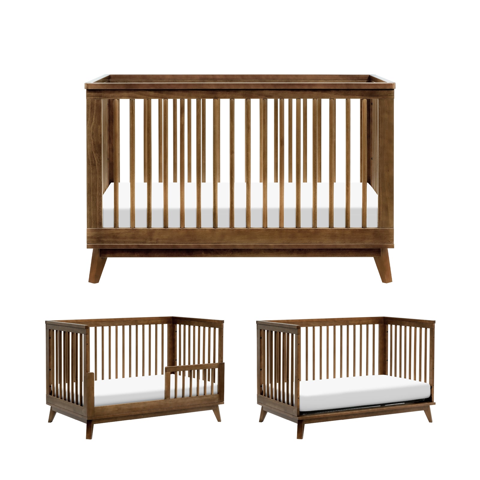 Scoot 3-in-1 Convertible Crib with Toddler Bed Conversion Kit