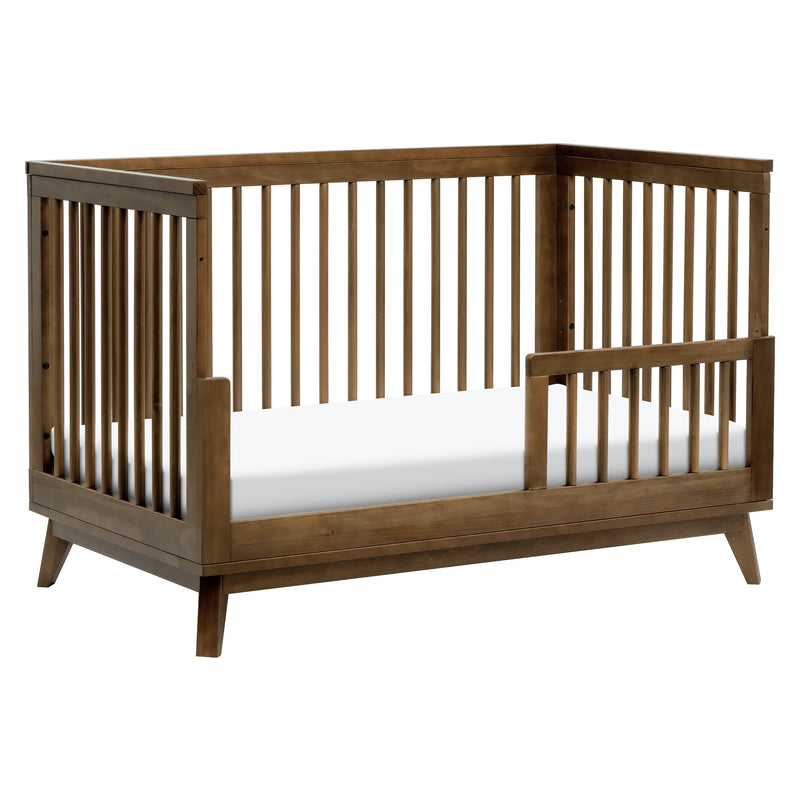 Scoot 3-in-1 Convertible Crib with Toddler Bed Conversion Kit - Natural Walnut