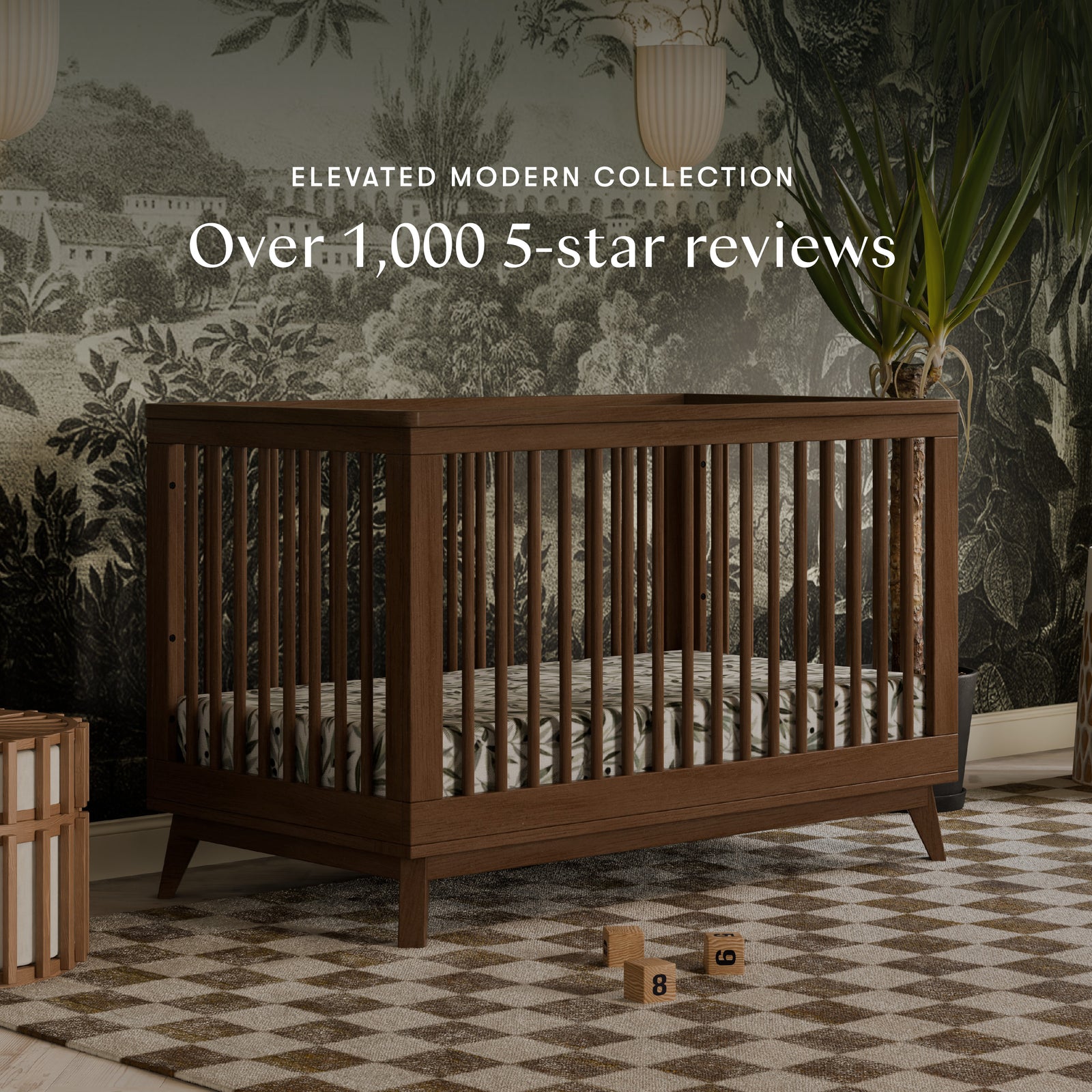 Scoot 3-in-1 Convertible Crib with Toddler Bed Conversion Kit