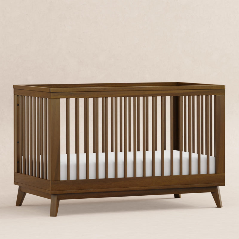 Scoot 3-in-1 Convertible Crib with Toddler Bed Conversion Kit - Natural Walnut