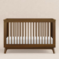 Scoot 3-in-1 Convertible Crib with Toddler Bed Conversion Kit - Natural Walnut