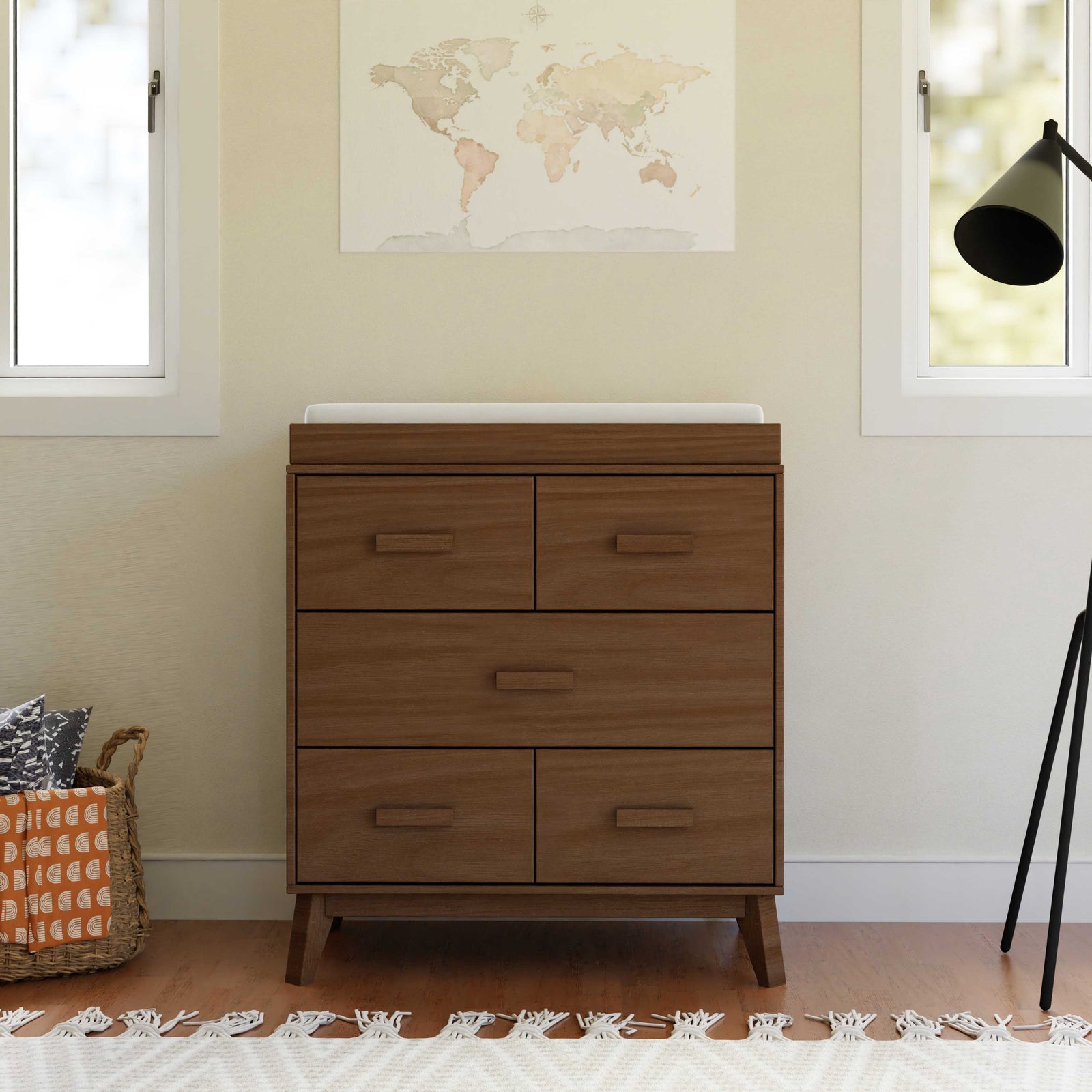 Scoot 3-Drawer Compact Changer Dresser with Removable Changing Tray (34")