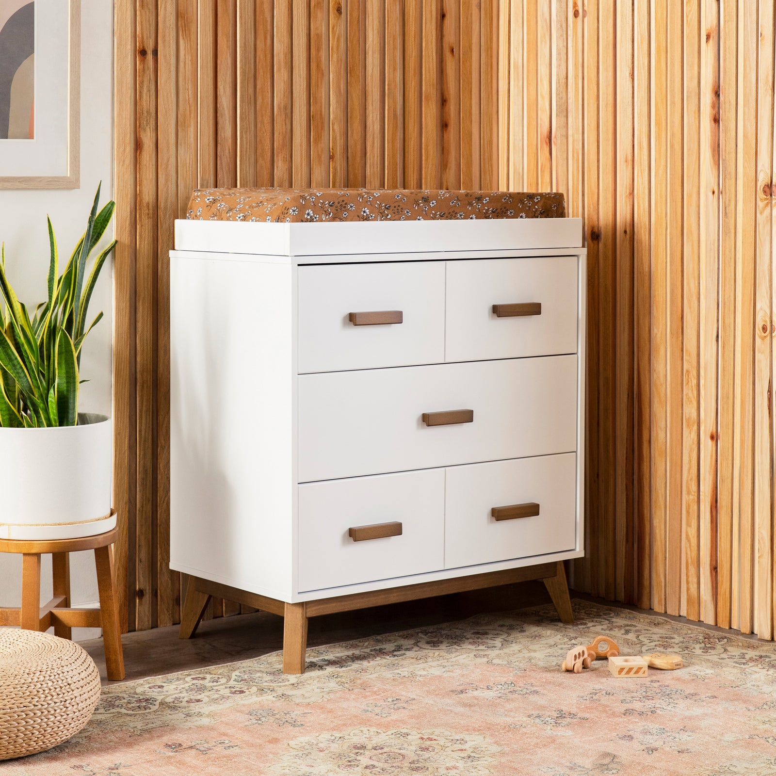 Scoot 3-Drawer Compact Changer Dresser with Removable Changing Tray (34")