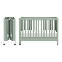 Maki Portable Folding Crib with Toddler Bed Conversion Kit