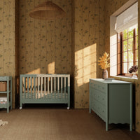 Maki Portable Folding Crib with Toddler Bed Conversion Kit