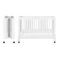 Maki Portable Folding Crib with Toddler Bed Conversion Kit