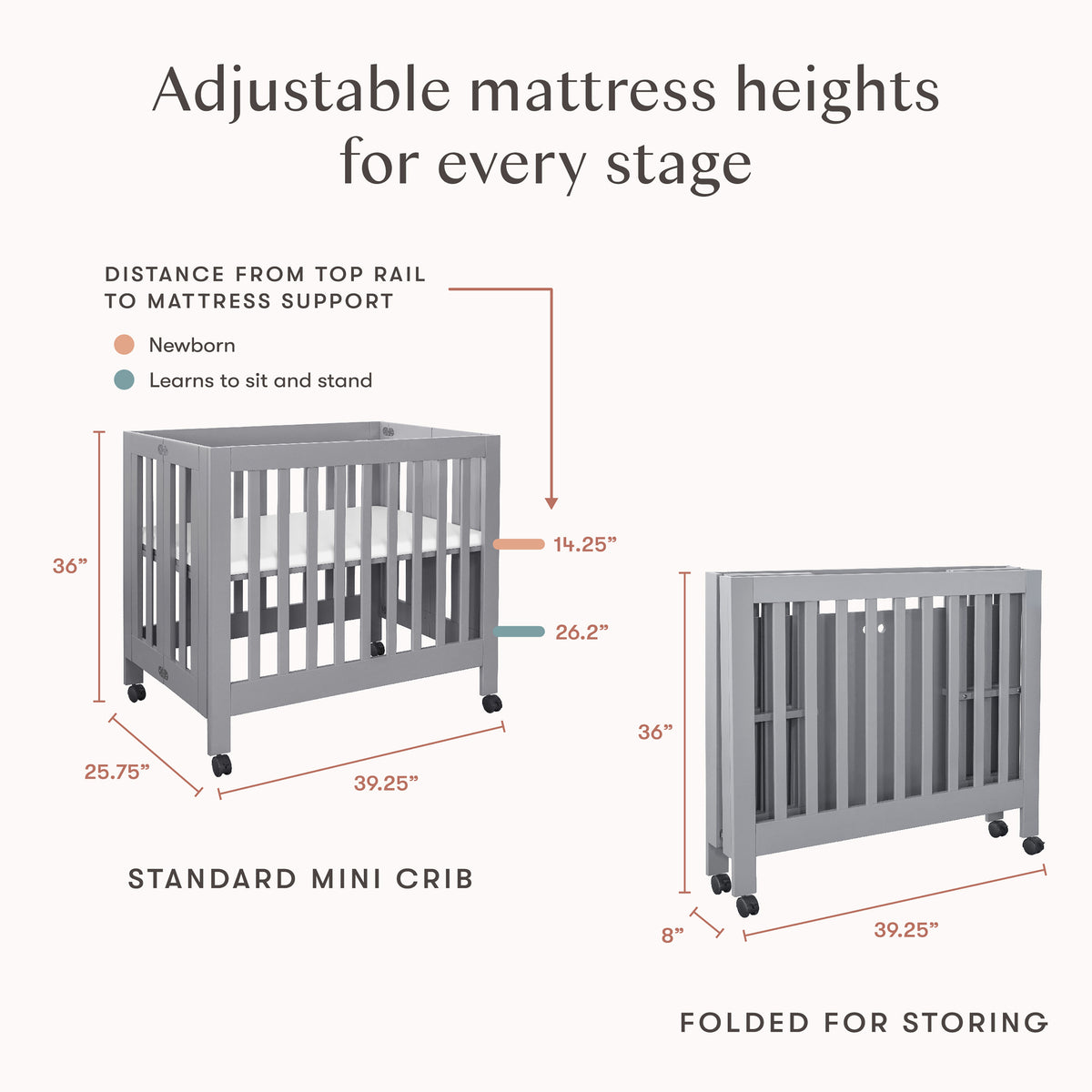 Babyletto Origami Mini Crib