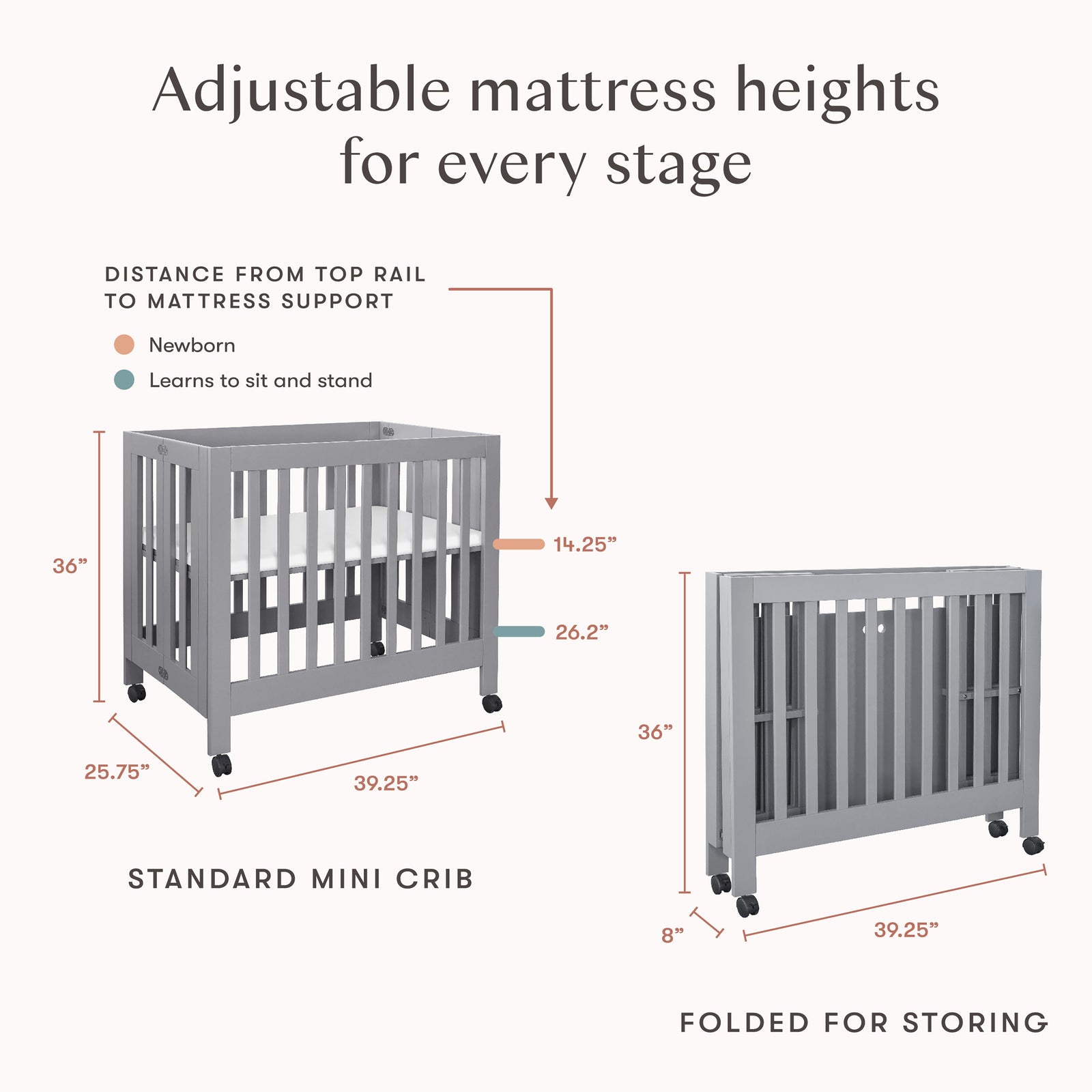 Babyletto Origami Mini Crib