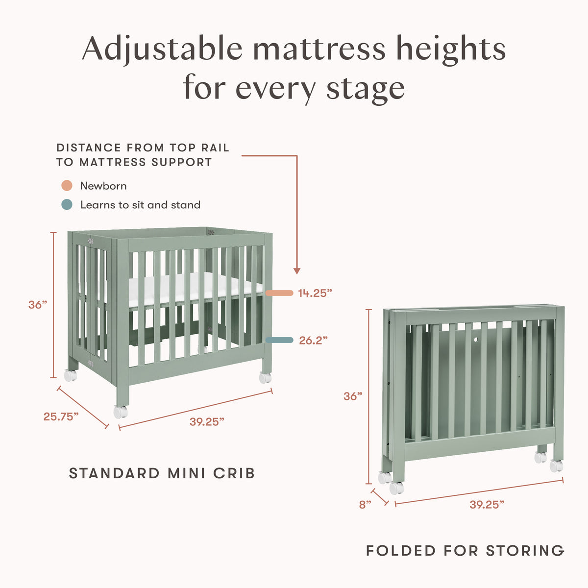 Babyletto Origami Mini Crib