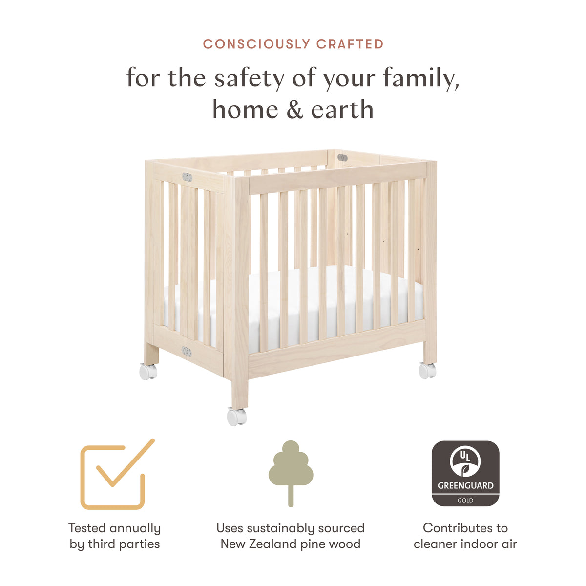 Babyletto Origami Mini Crib