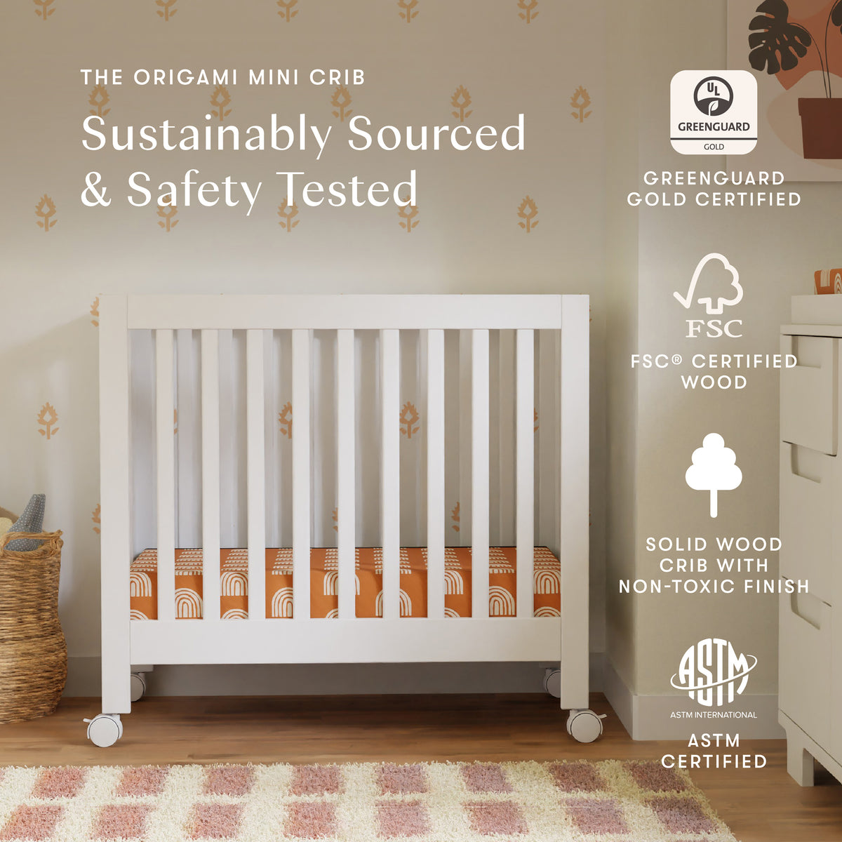 Babyletto Origami Mini Crib