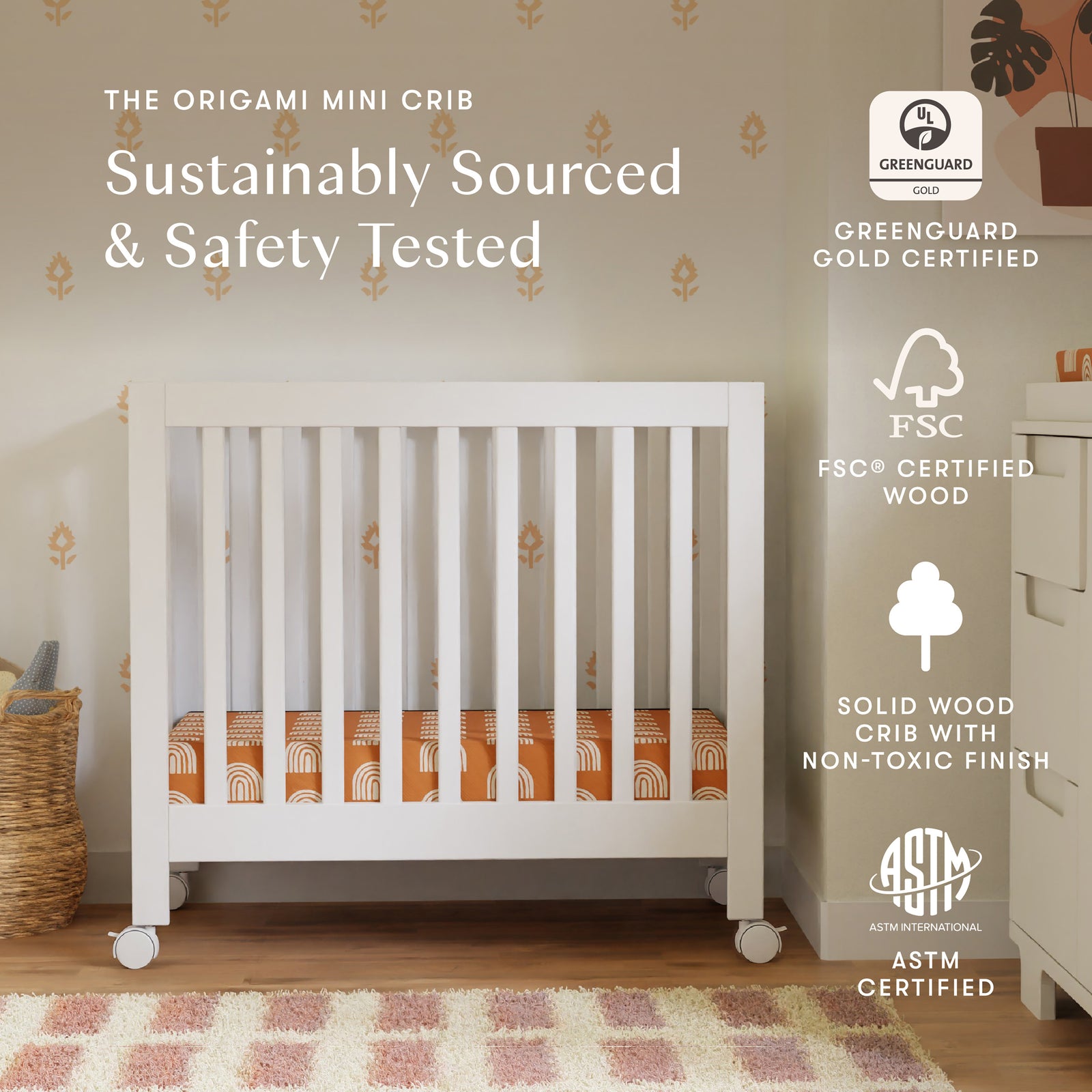 Babyletto Origami Mini Crib