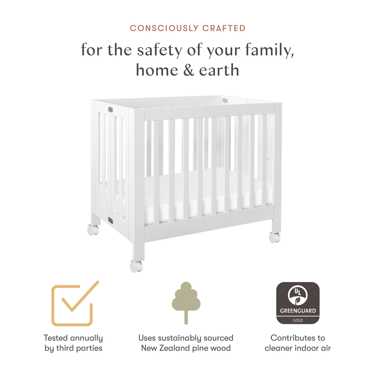 Babyletto Origami Mini Crib