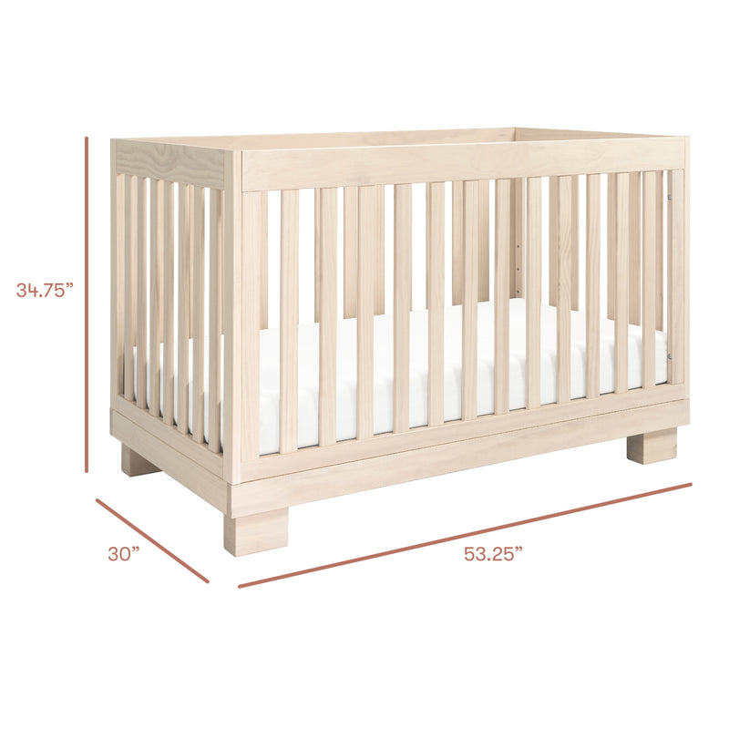 Modo 3-in-1 Convertible Crib with Toddler Bed Conversion Kit