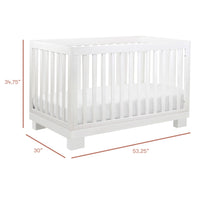 Modo 3-in-1 Convertible Crib with Toddler Bed Conversion Kit