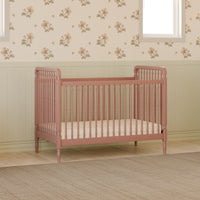 Namesake Liberty 3-in-1 Convertible Spindle Crib with Toddler Bed Conversion Kit