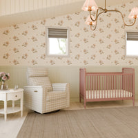 Namesake Liberty 3-in-1 Convertible Spindle Crib with Toddler Bed Conversion Kit