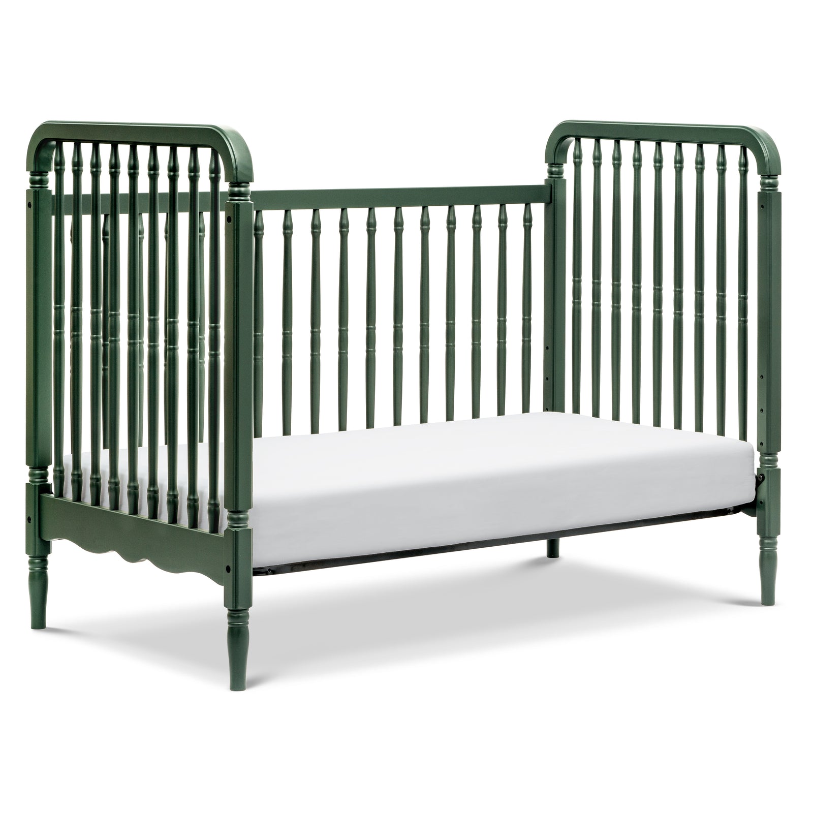 Namesake Liberty 3-in-1 Convertible Spindle Crib with Toddler Bed Conversion Kit
