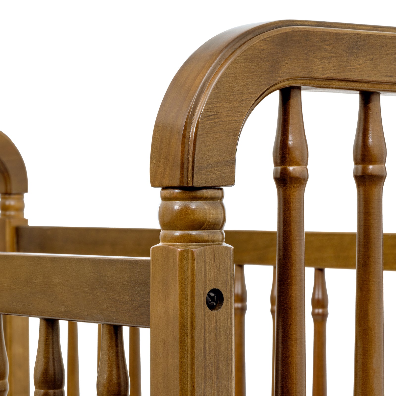 Namesake Liberty 3-in-1 Convertible Spindle Crib with Toddler Bed Conversion Kit
