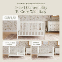 Liberty 3-in-1 Convertible Spindle Crib with Toddler Bed Conversion Kit