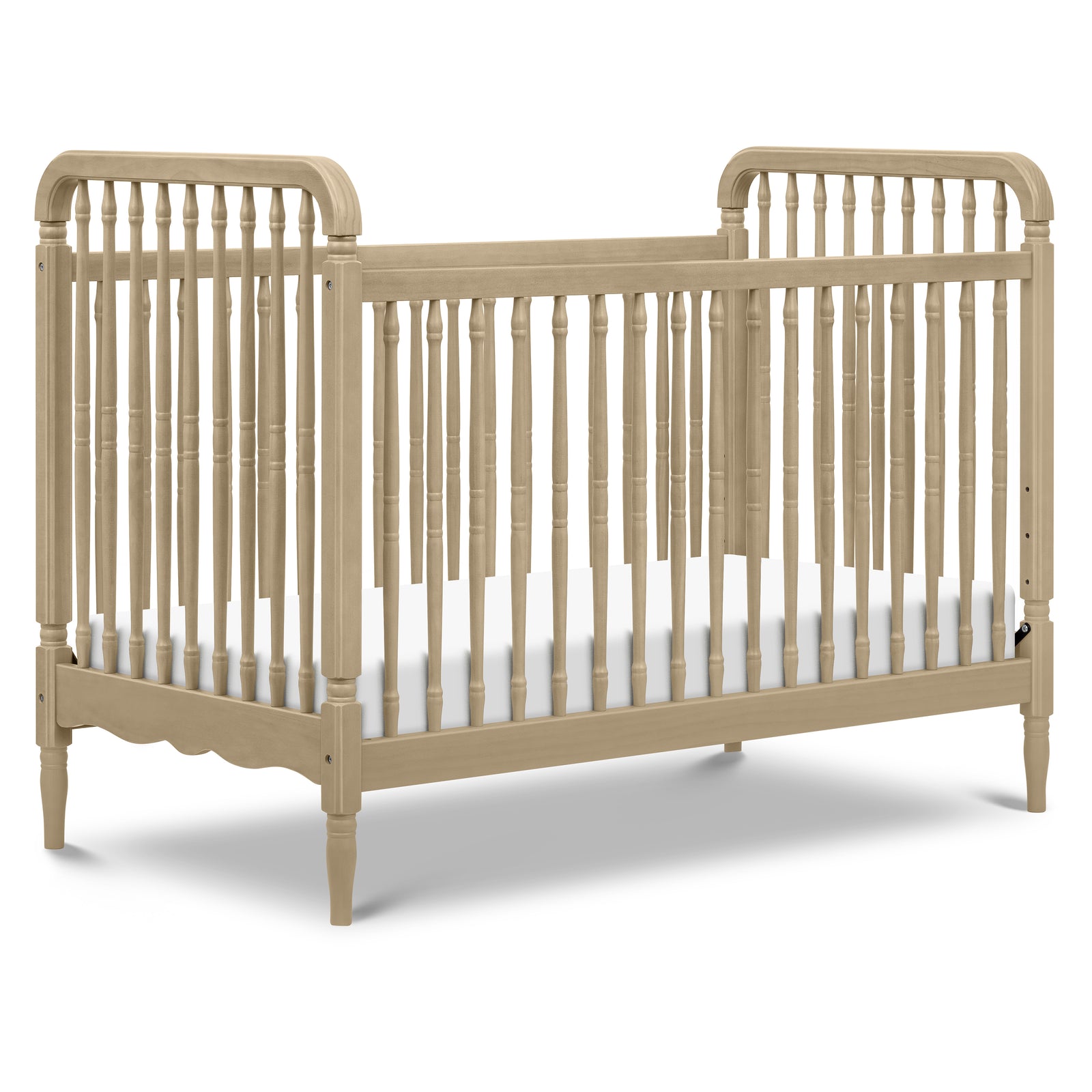 Namesake Liberty 3-in-1 Convertible Spindle Crib with Toddler Bed Conversion Kit