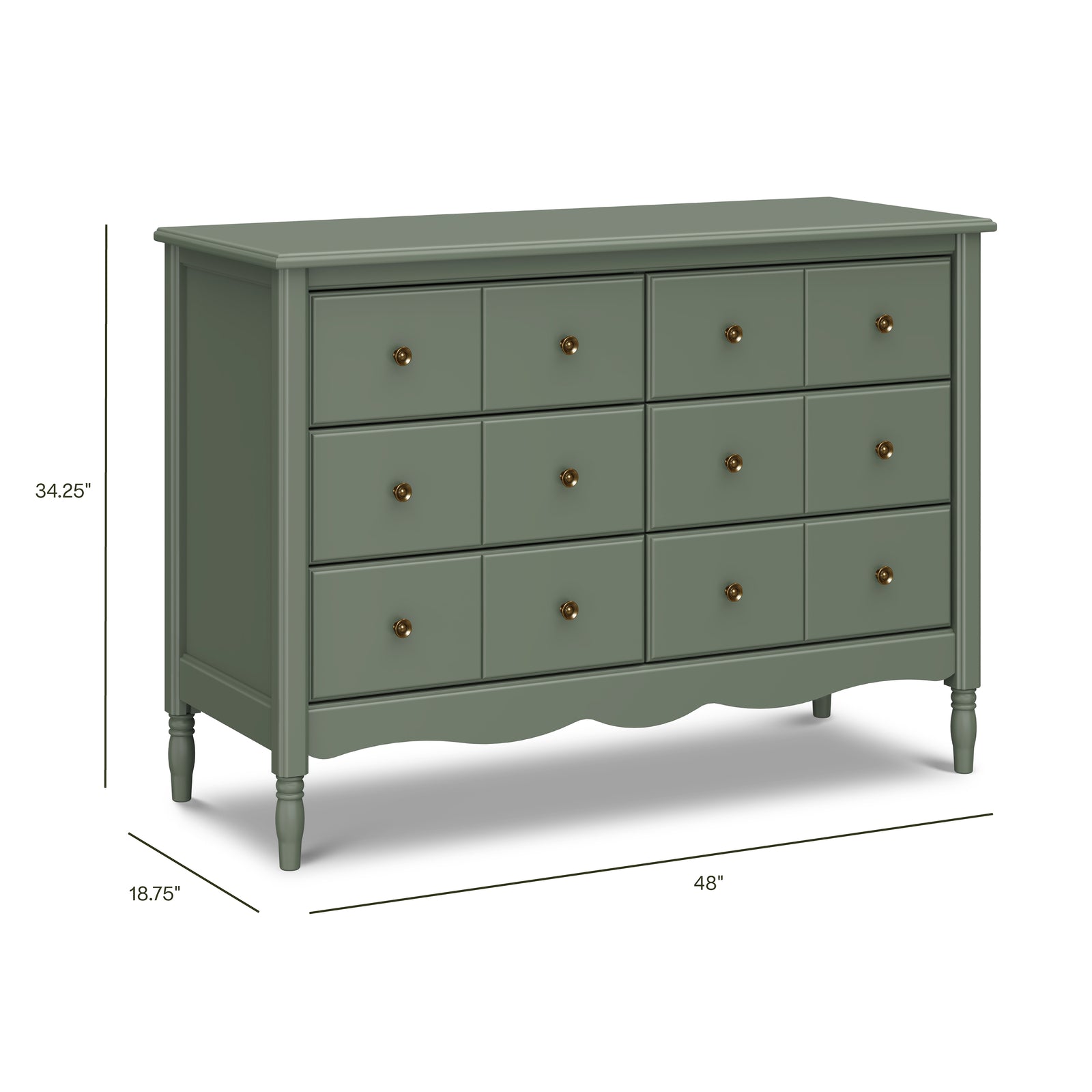 Liberty 6-Drawer Assembled Dresser