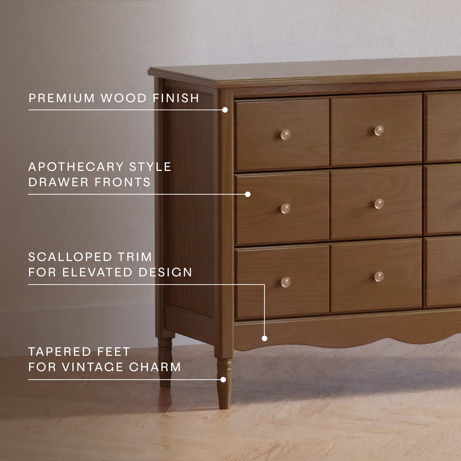 Liberty 6-Drawer Assembled Dresser