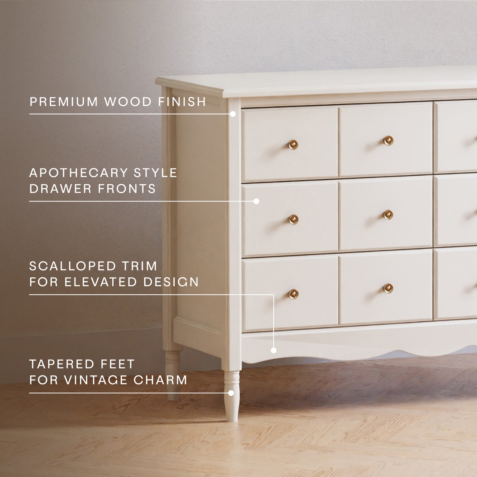 Liberty 6-Drawer Assembled Dresser