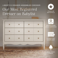 Liberty 6-Drawer Assembled Dresser