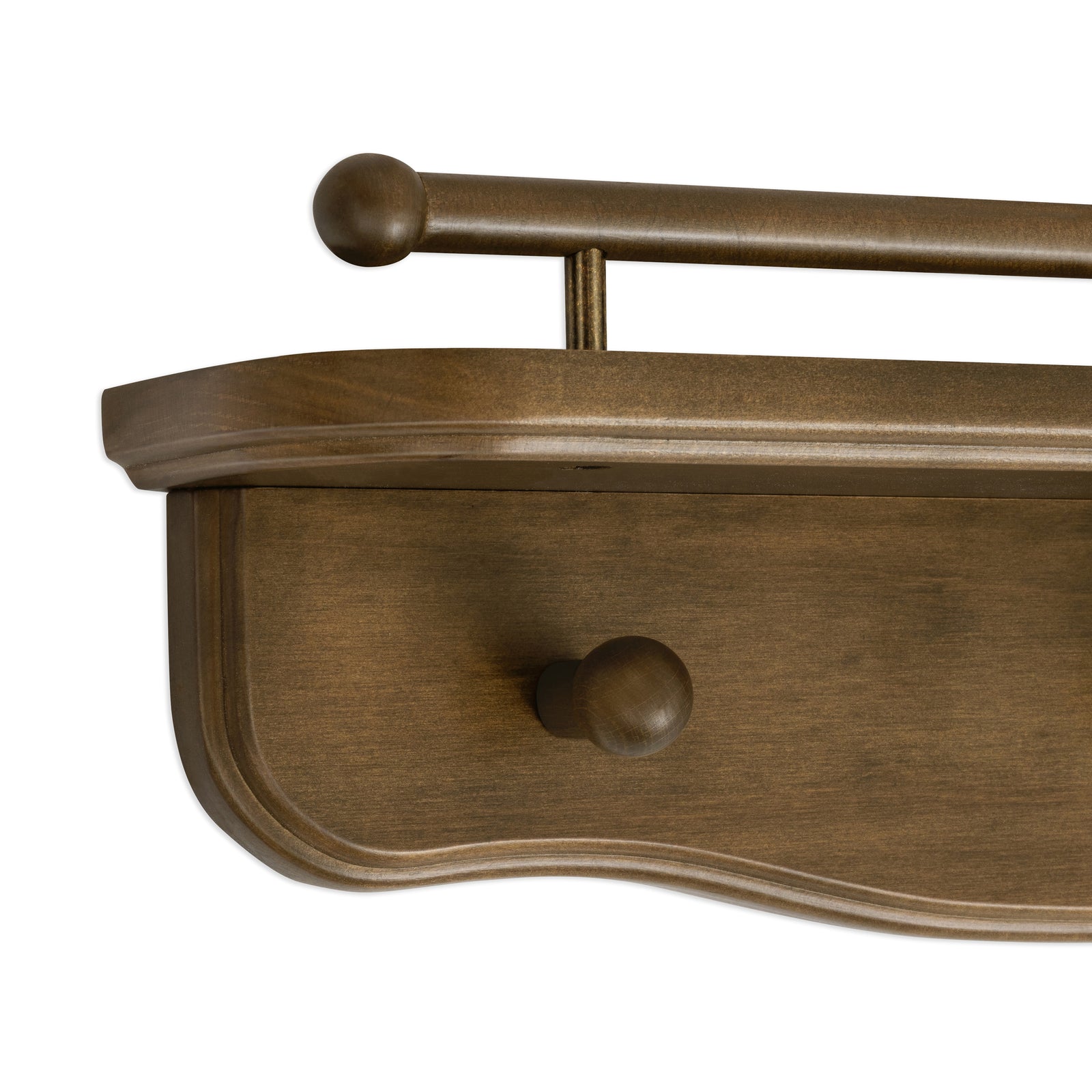 Liberty 31" Wall Shelf with Hooks