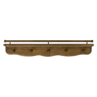 Liberty 31" Wall Shelf with Hooks