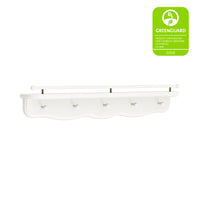Liberty 31" Wall Shelf with Hooks
