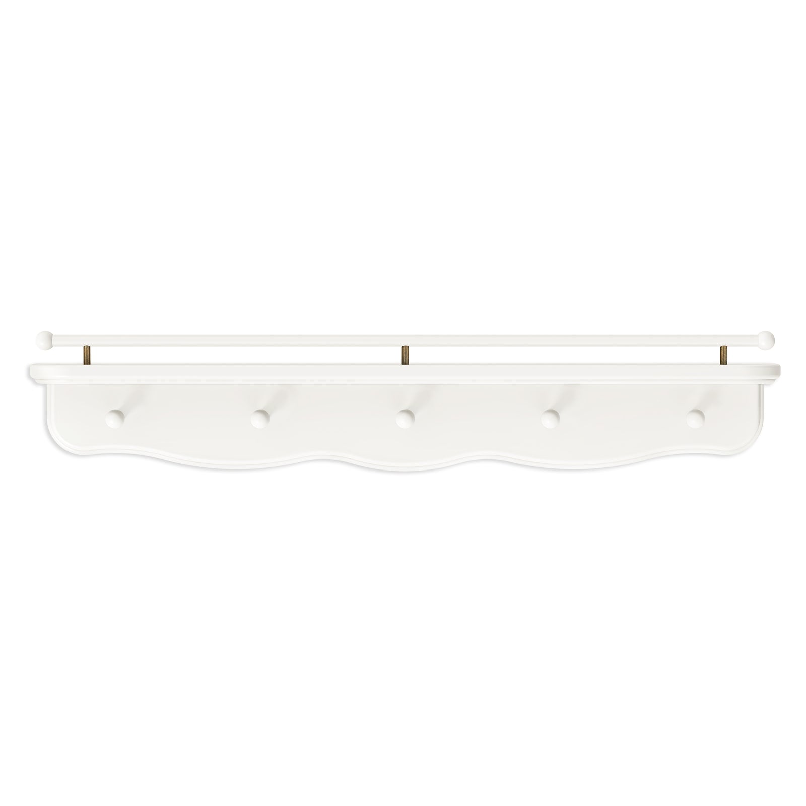 Liberty 31" Wall Shelf with Hooks