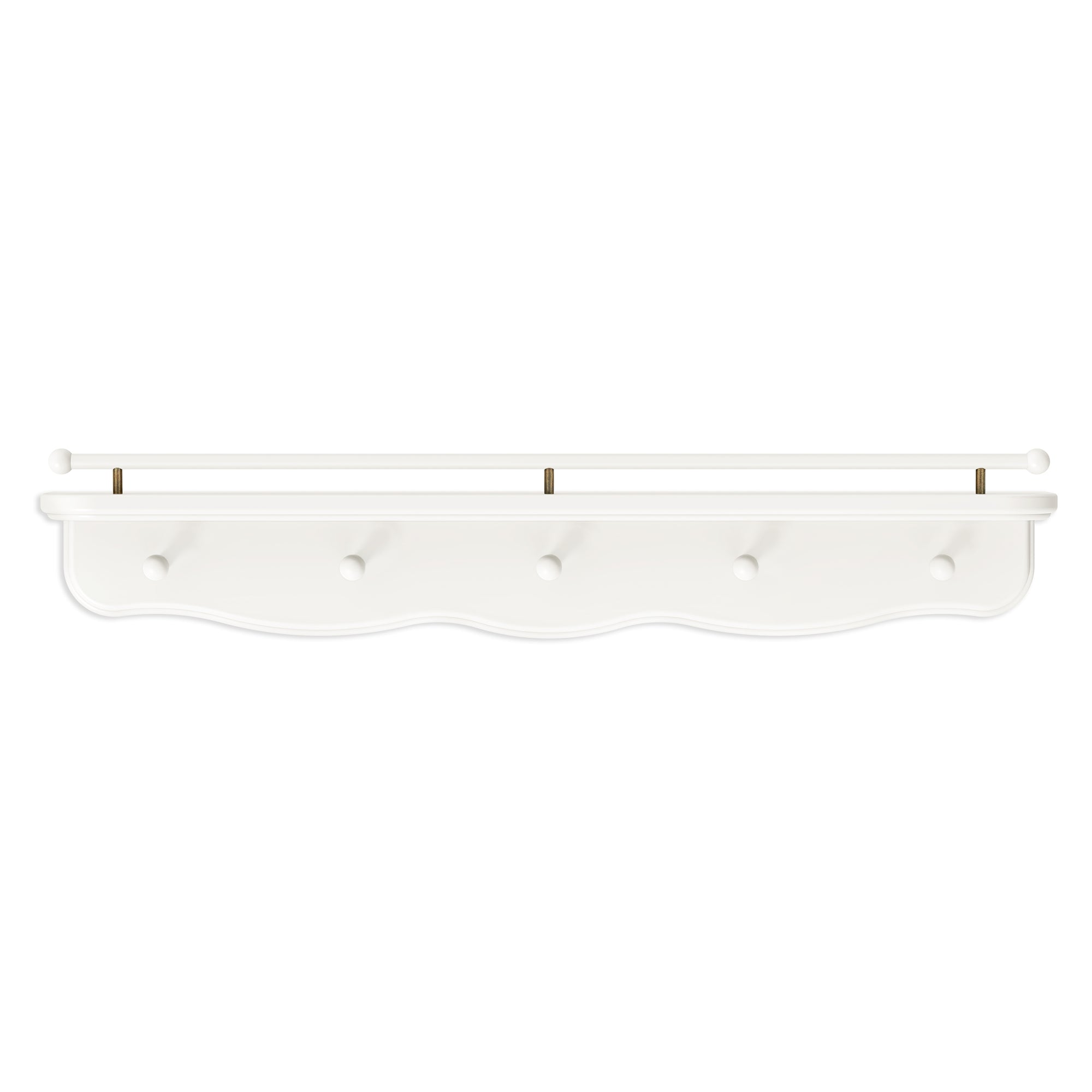 Liberty 31" Wall Shelf with Hooks