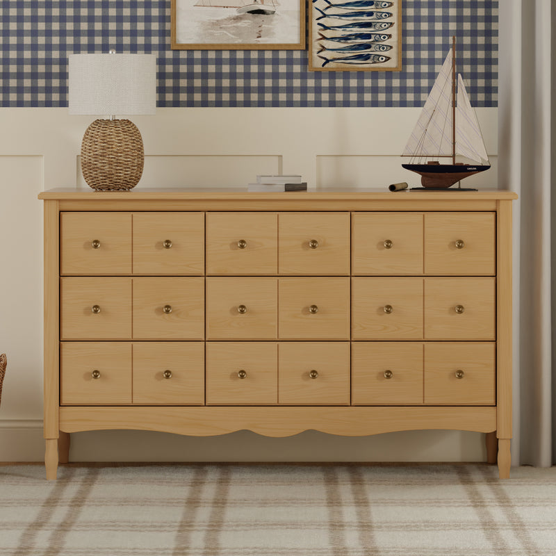 Liberty 9-Drawer Assembled Dresser Color: Honey
