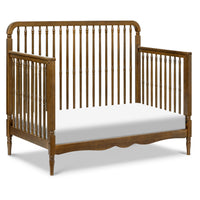 Liberty 4-in-1 Convertible Spindle Crib in Natural Walnut