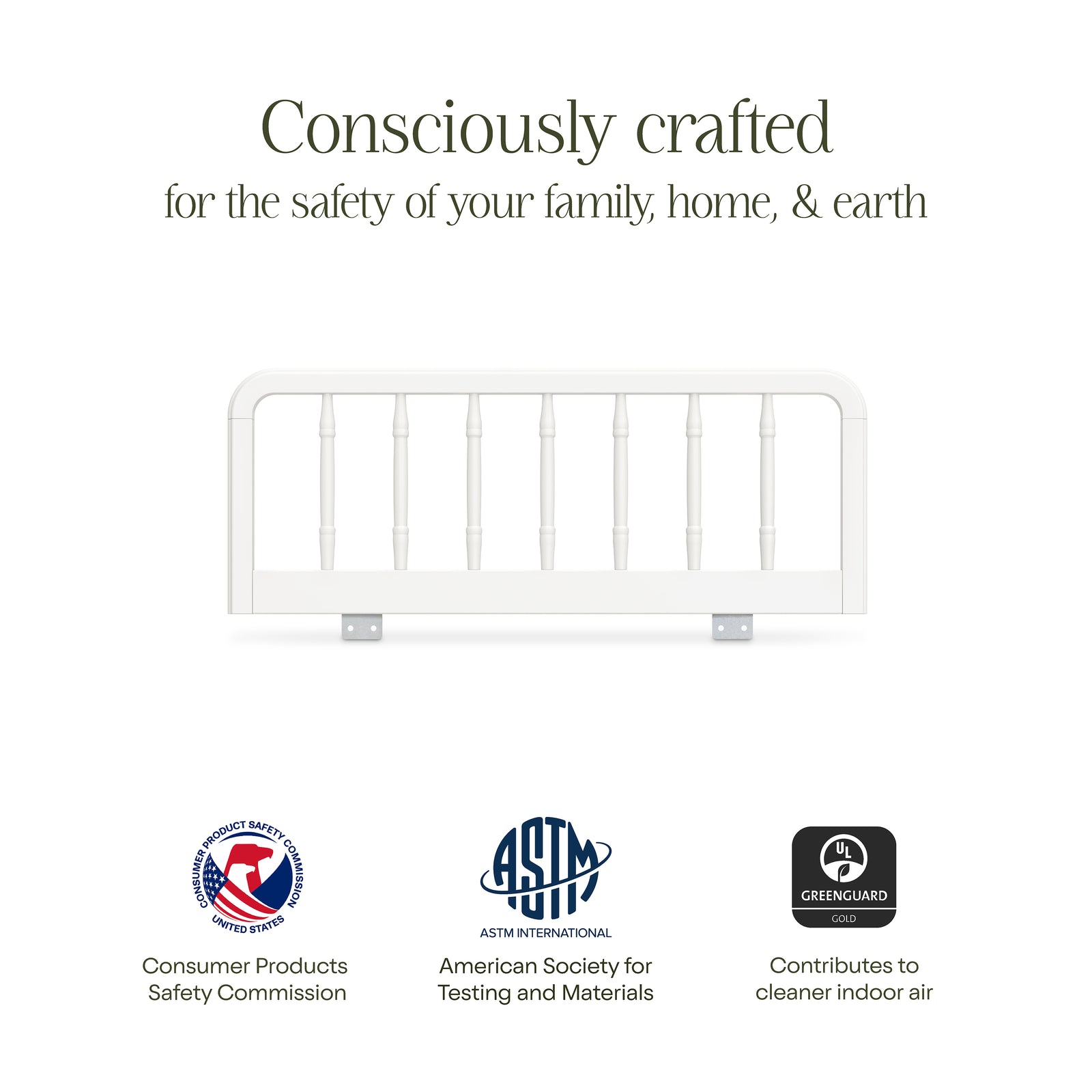 Liberty Spindle Twin/Full Bed Guardrail