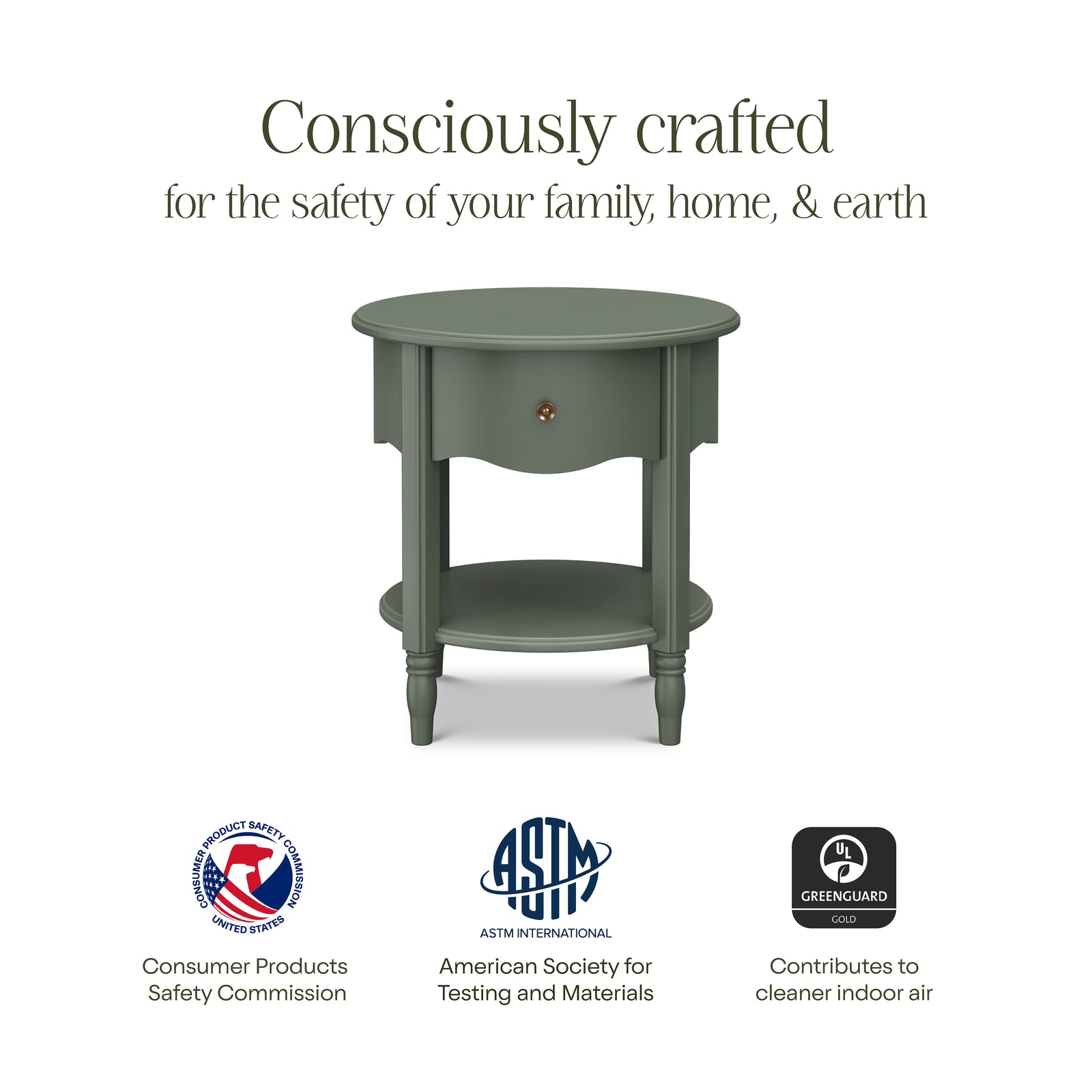 Liberty Assembled Nightstand
