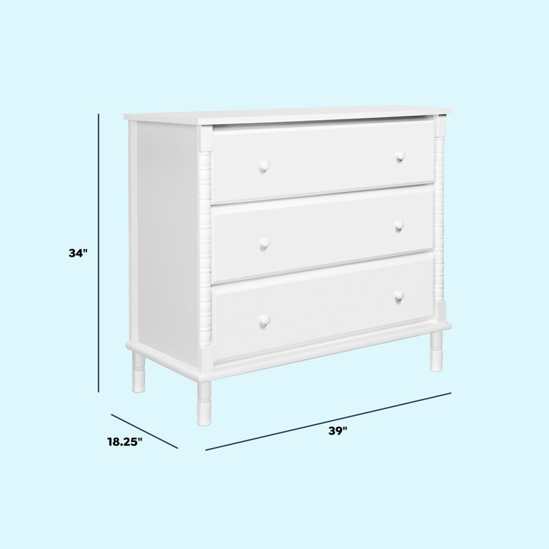 Jenny Lind Spindle 3-Drawer Dresser – Project Nursery