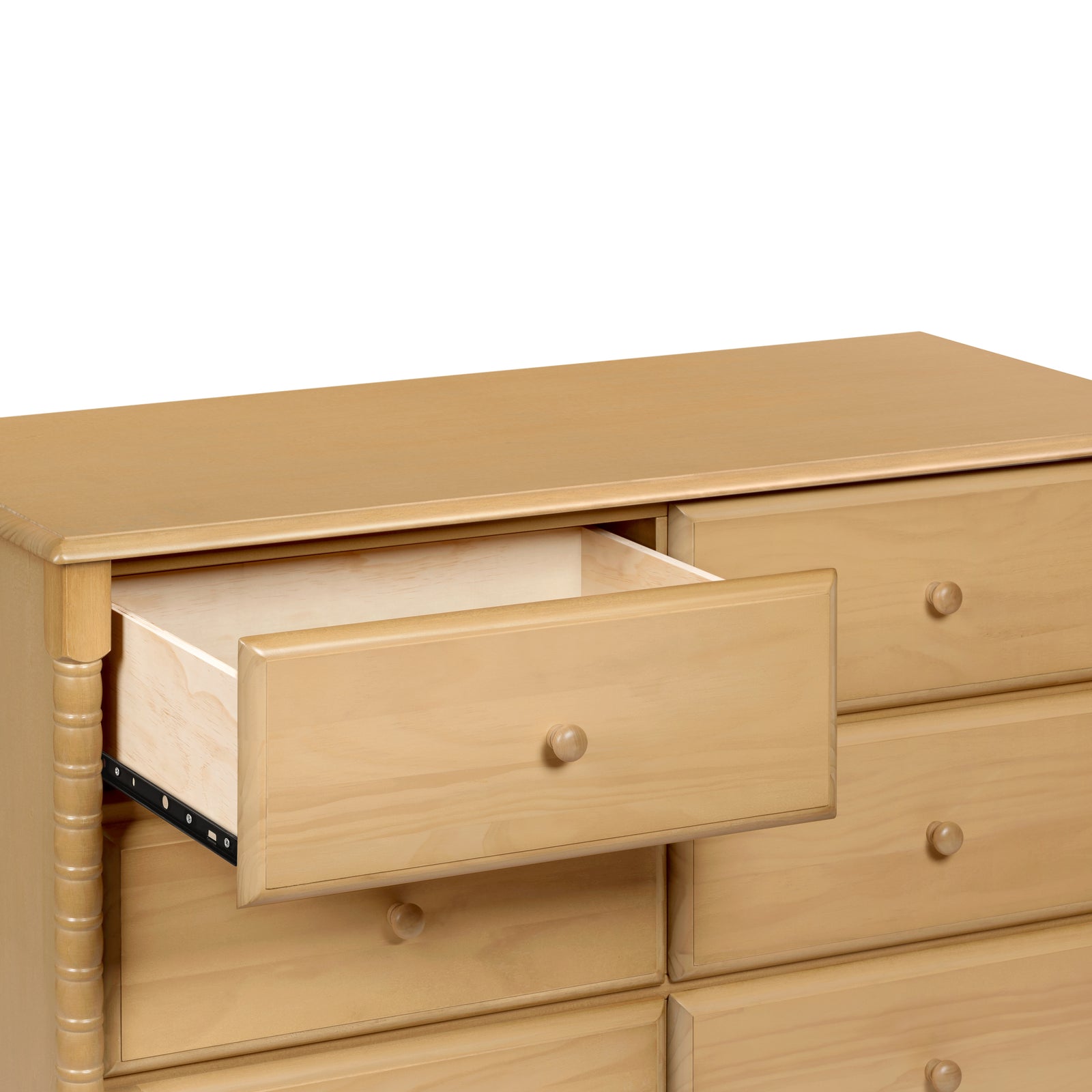 Jenny Lind Spindle 6-Drawer Dresser Honey