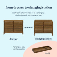 Jenny Lind Spindle 6-Drawer Dresser
