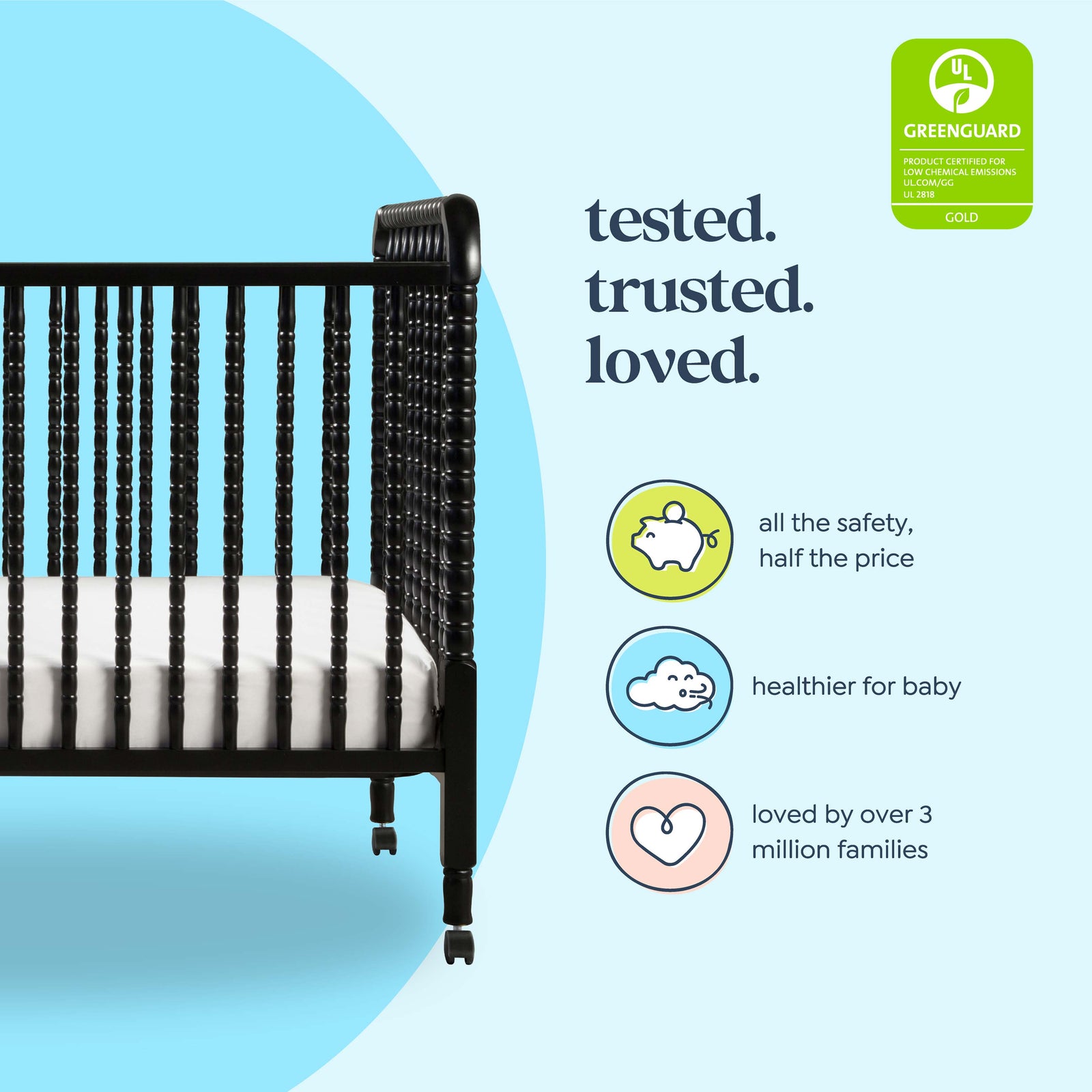 daVinci Jenny Lind 3-in-1 Convertible Crib
